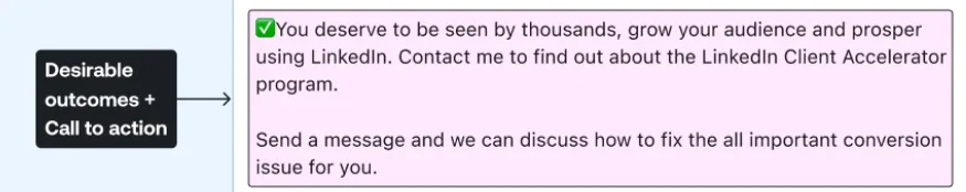 About section CTA