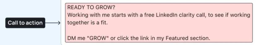 About section CTA
