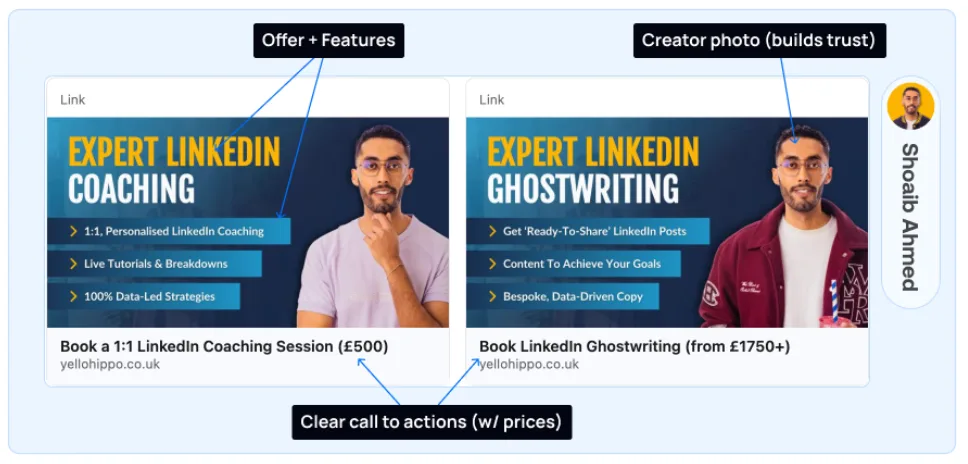 Shoaib Ahmed featured section